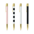 Smooth Writing Branded Luxury Gift Promotion Ball Point Pen Heavy Advertising Personalized Metal Pens With Custom Logo